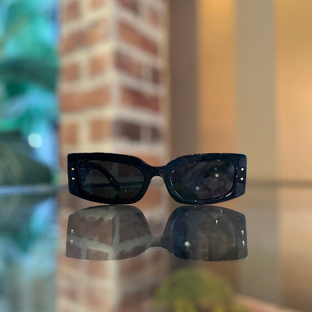 DOLCE&GABBANA DG4479 Black Acetate Rectangle Sunnies